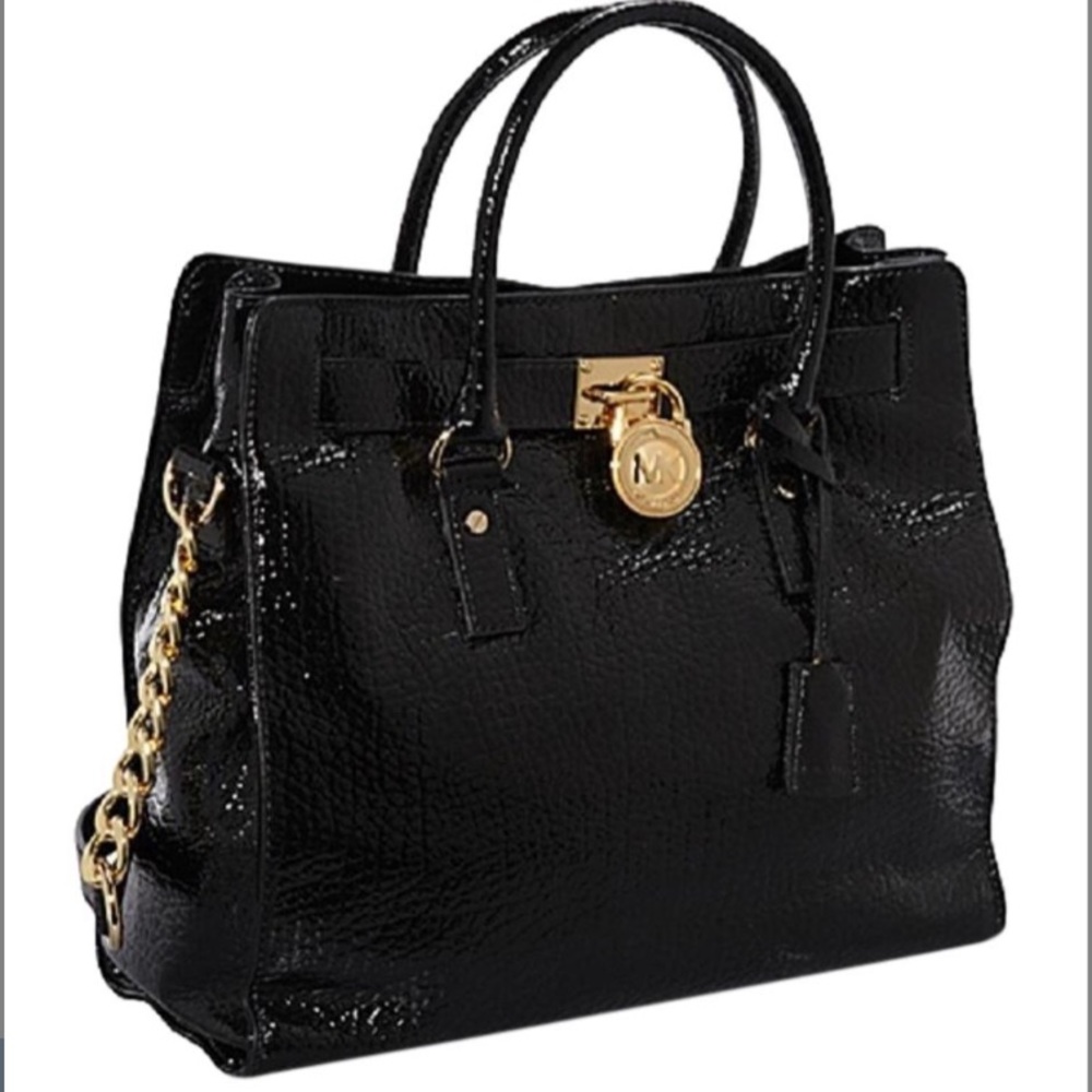 Michael Kors Hamilton North South Croc Handbag